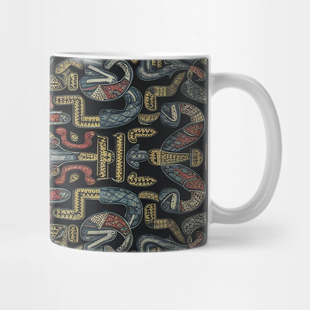 Ancient mayan graphic design by likbatonboot